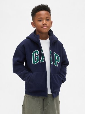 KIDS VINTAGESOFT LOGO ZIP HOODIE - Kapuzenpullover - navy uniform
