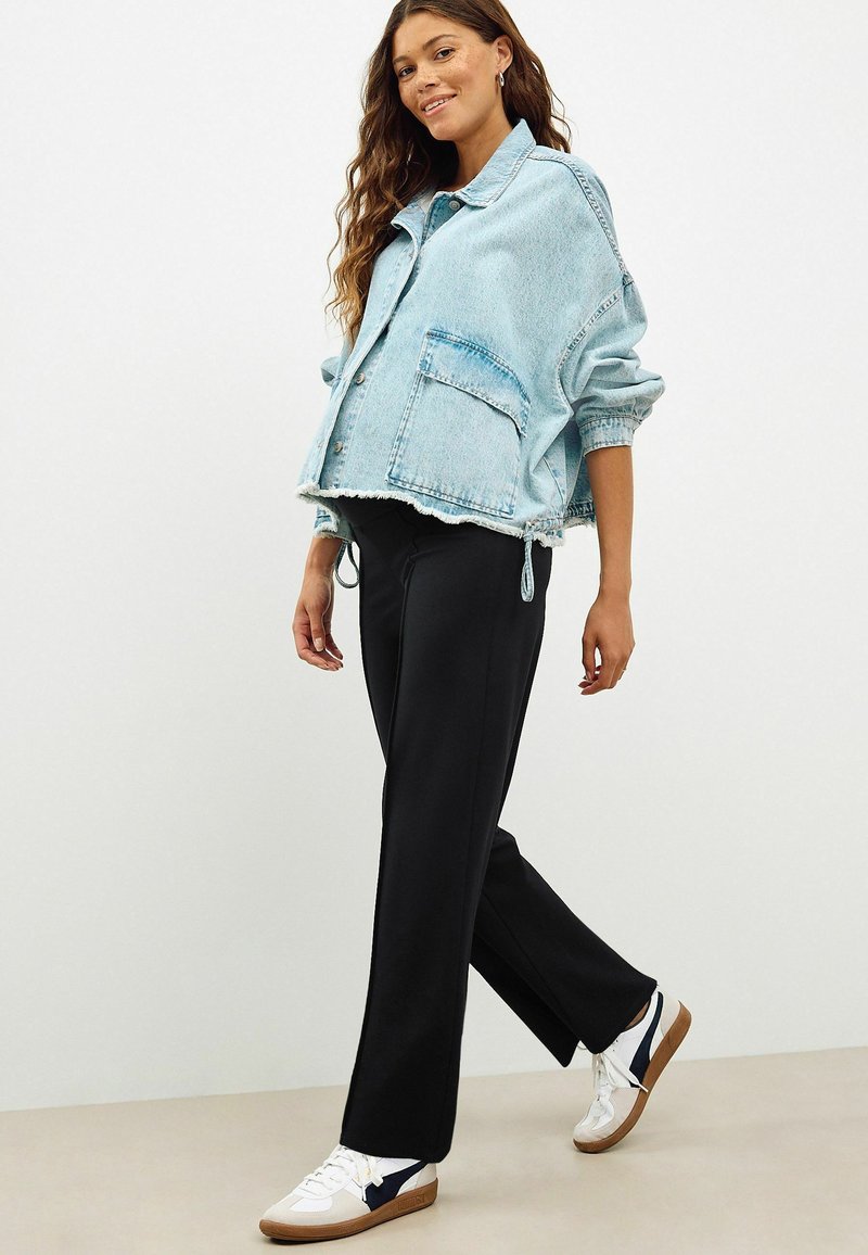 Next MATERNITY WIDE - Pantalon classique - black/noir - ZALANDO.FR