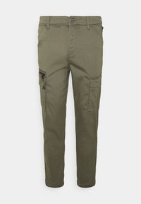 JJIACE JJDEX TAPERED - Kareiviško stiliaus kelnės - dusty olive