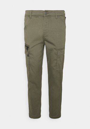 JJIACE JJDEX TAPERED - Reisitaskuhousut - dusty olive