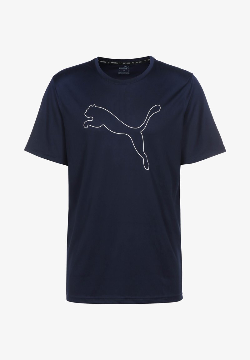 Puma PERFORMANCE CAT TEE - Sport T-Shirt - peacoat