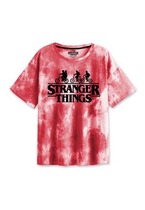STRANGER THINGS  - T-Shirt print - red