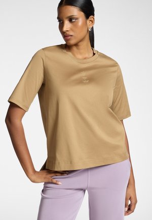 CON LIBELLULE - T-shirt con stampa - marrone