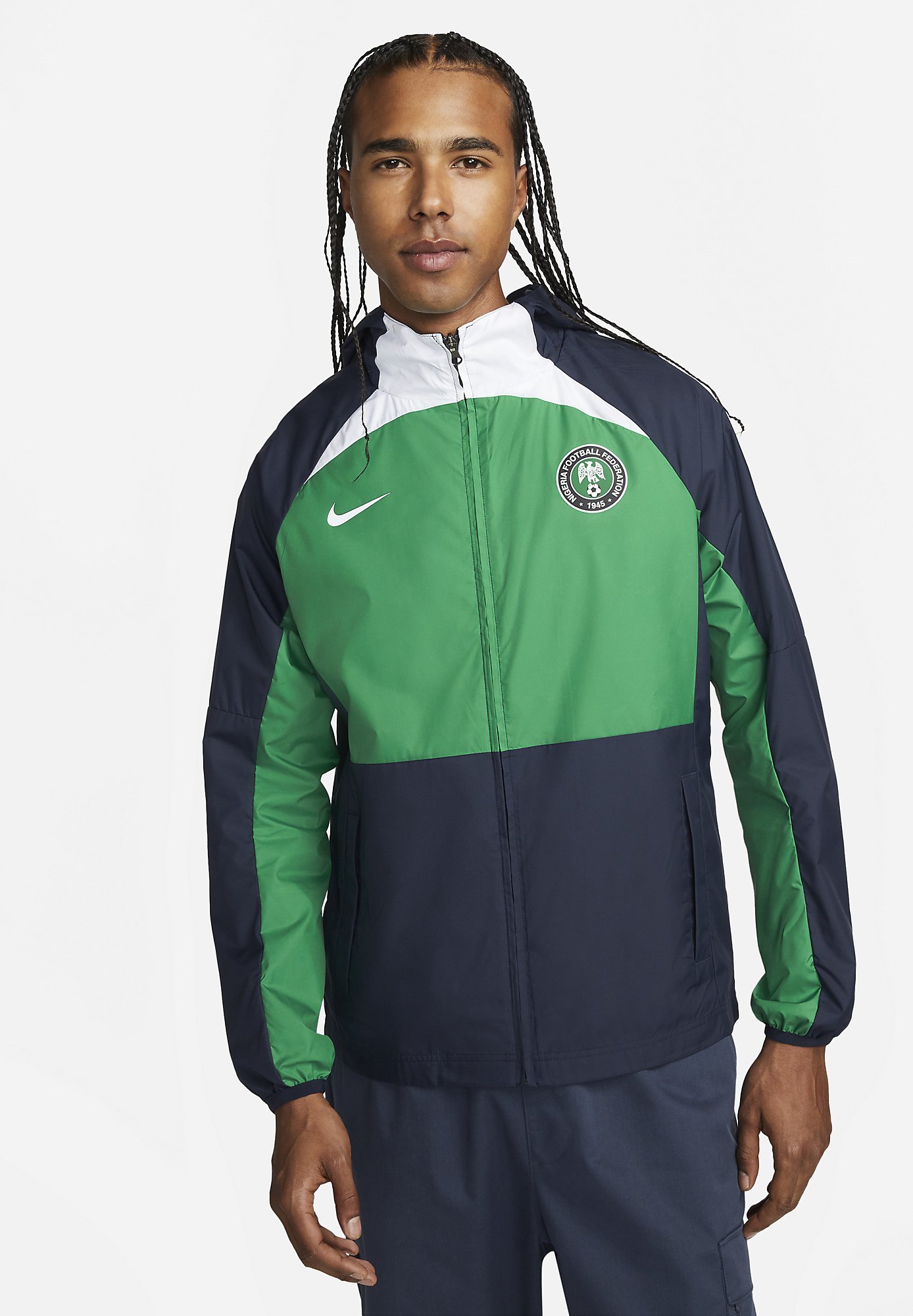 Isla Stewart problema Horizontal Nike Performance NIGERIA - National team wear - pine  green/obsidian/white/white/green - Zalando.de