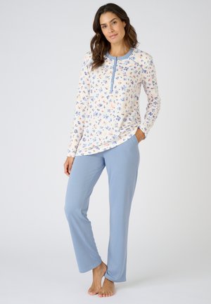 PYJAMA THERMOLACTYL SET - Pyjama - bleu fleuri