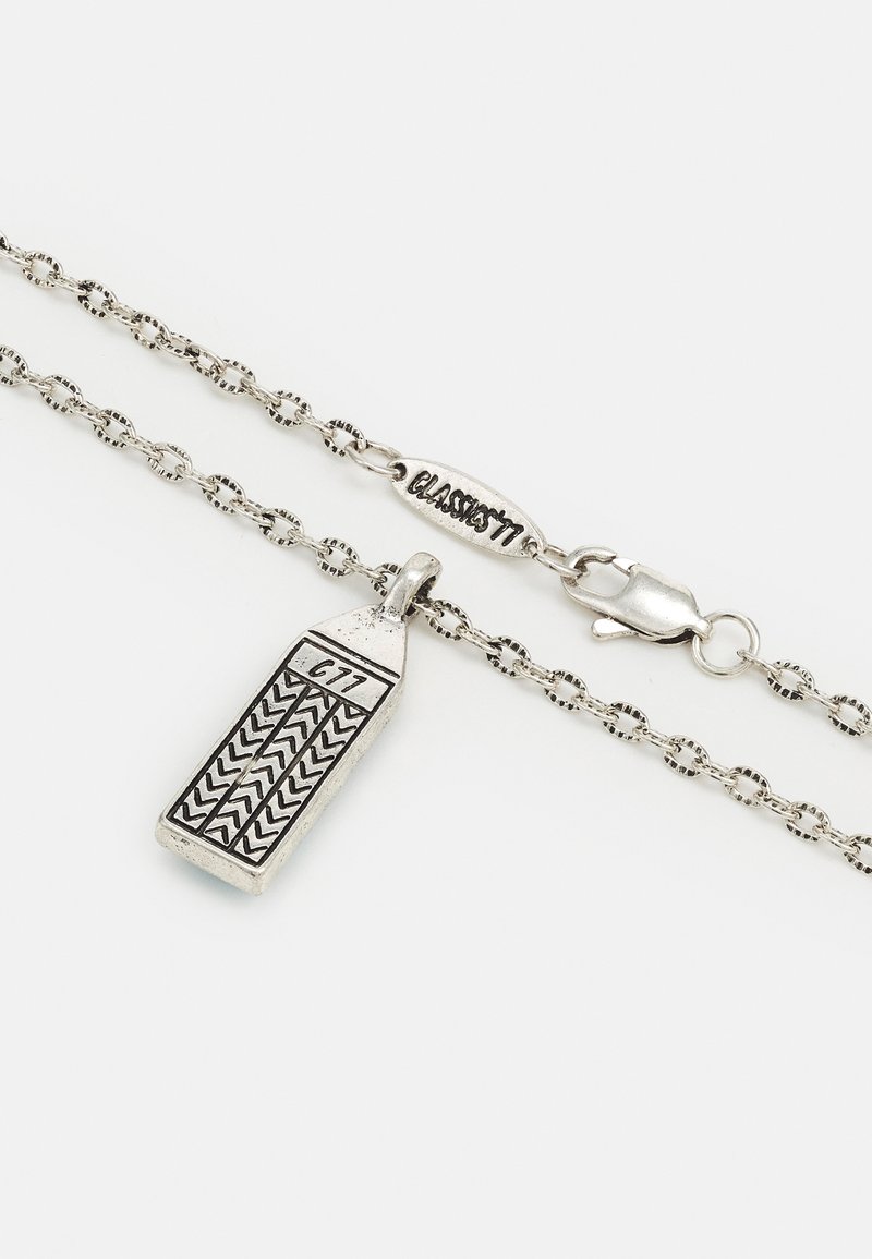 Herren Halsketten | Classics77 ISLAND LIFE COMPOSITE DETAIL PENDANT NECKLACE Halskette silver-coloured/silberfarben - WW65295 Herren Halsketten | Classics77 ISLAND LIFE COMPOSITE DETAIL PENDANT NECKLACE Halskette silver-coloured/silberfarben - WW65295
