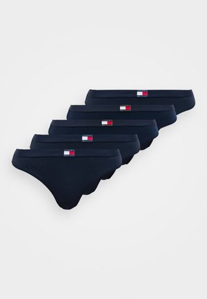 HERITAGE THONG 5 PACK - Tange - black/navy