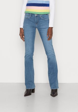 BELLA - Bootcut jeans - blue
