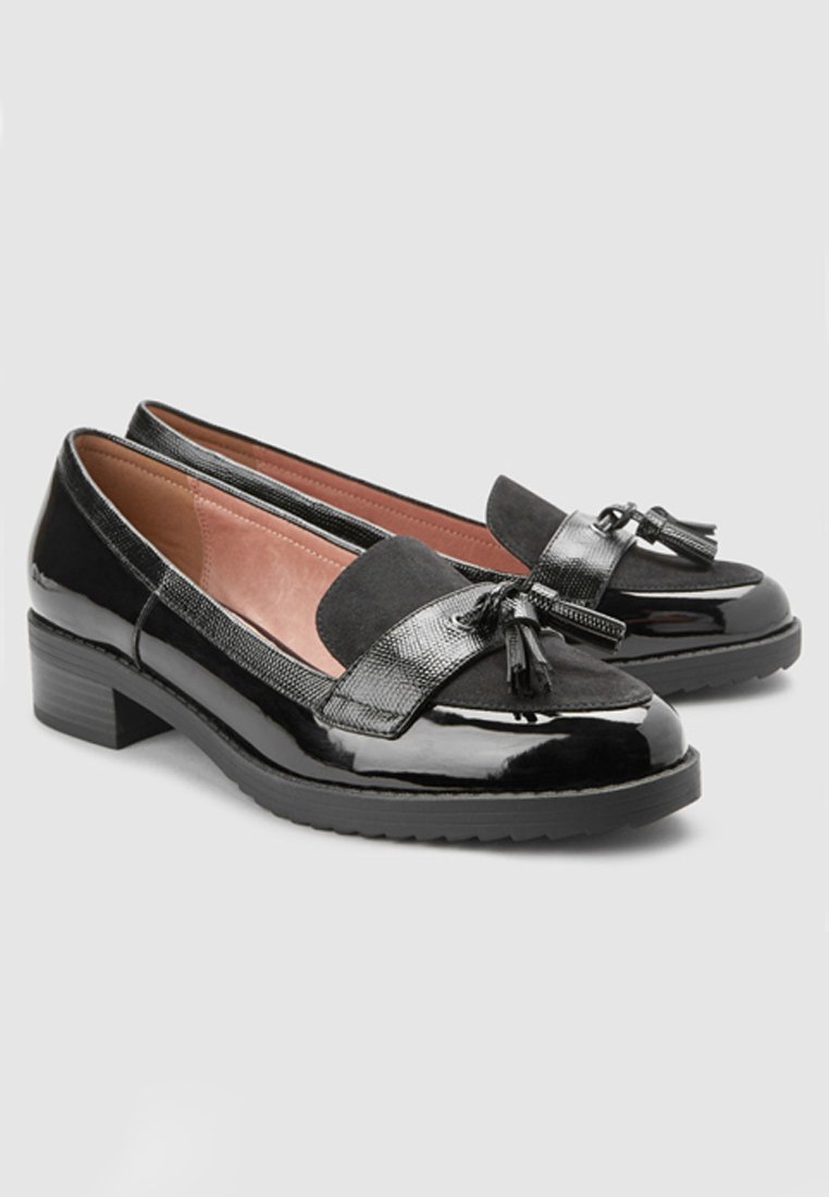 next black slip on shoes