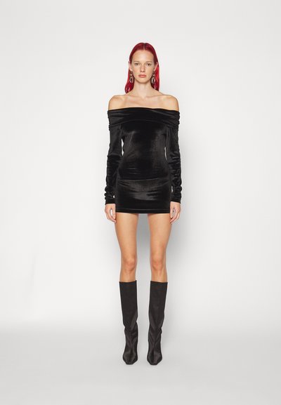 GmbH OFF SHOULDER MINI DRESS - Cocktail φόρεμα / Φόρεμα για πάρτι - black