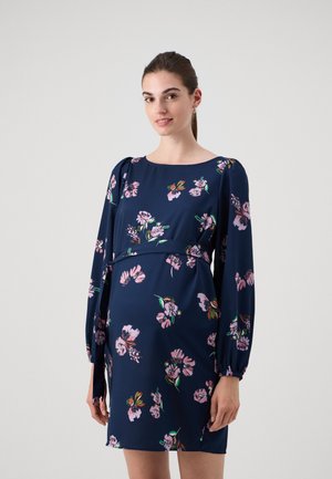 Vero Moda Maternity VMMLYDIA SHORT DRESS - Φόρεμα ημέρας - navy
