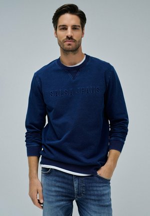 Salsa Jeans LANGARM REGULAR - Sweatshirt - blau