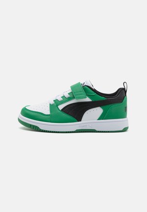 REBOUND V6 UNISEX - Baskets basses - white/black/archive green