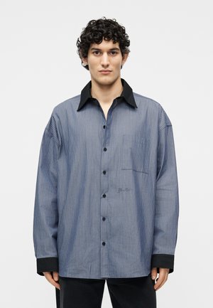 BERTIL OVERSIZED SHIRT EMBRODIERY - Πουκάμισο - dark grey