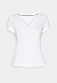 SLIM ESSENTIAL - T-shirt con stampa - white