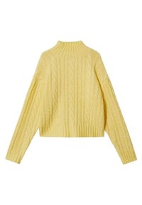 Mango Strickpullover - light yellow