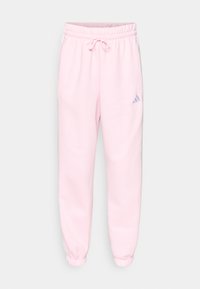 ESSENTIALS 3 STRIPES LOOSE PANTS - Treniņtērpa apakšdaļas - clear pink/white
