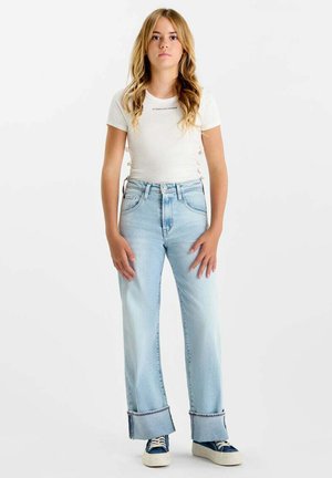 DROITE REVERS - Jean droit - bleu