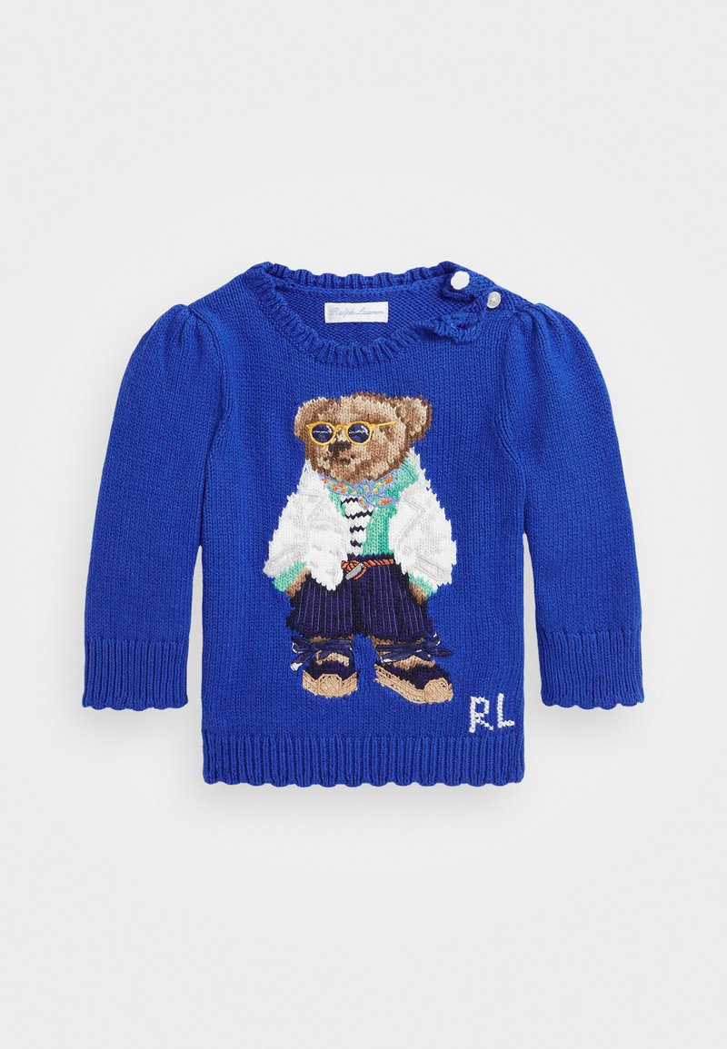 Polo Ralph Lauren BABY BEAR Strikkegenser sapphire star/blå