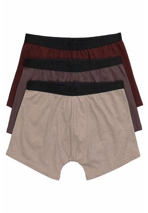 3 PACK - Calzoncillos - chocolate