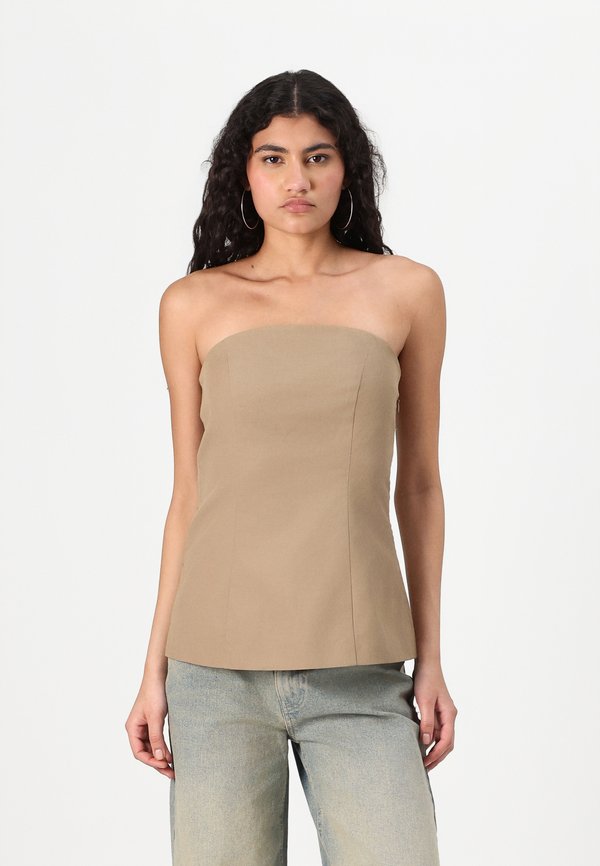 SLFBRI BUSTIER - Top - sepia tint
