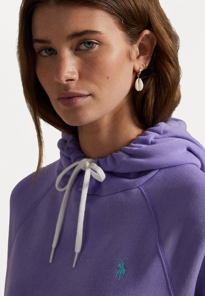 Polo Ralph Lauren SHRUNKEN FIT LIGHTWEIGHT FLEECE HOODIE - Športni pulover - pure lilac