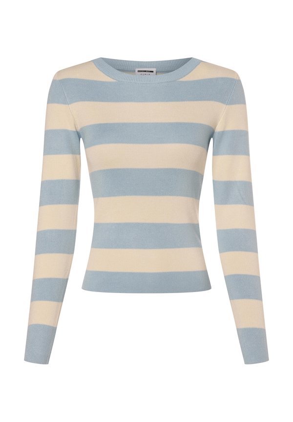 JAZ - Strickpullover - hellblau ecru