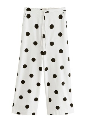 Next, Bukser - black white polka dot