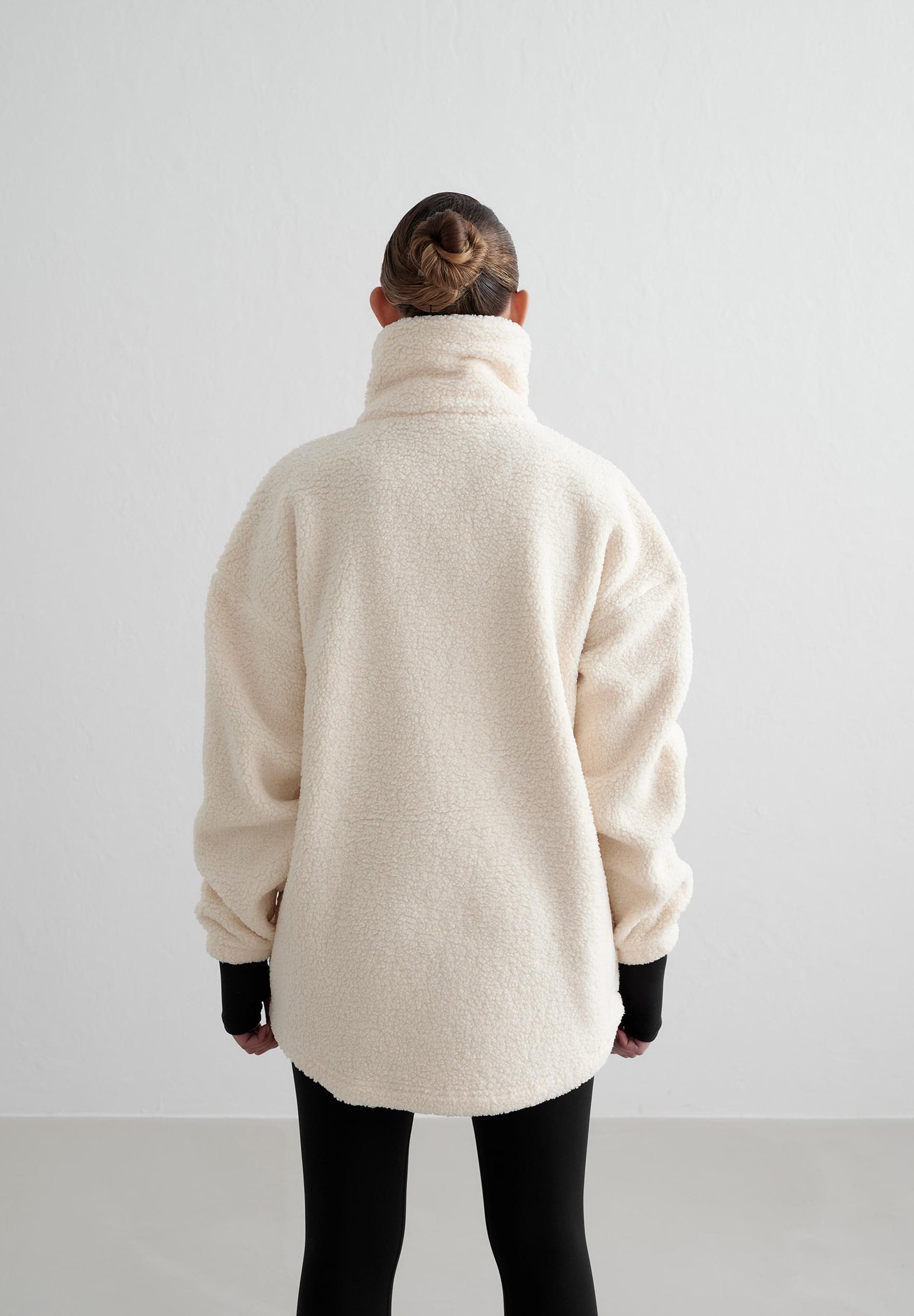 aim'n® Fleece jacket - almond white/off-white - Zalando