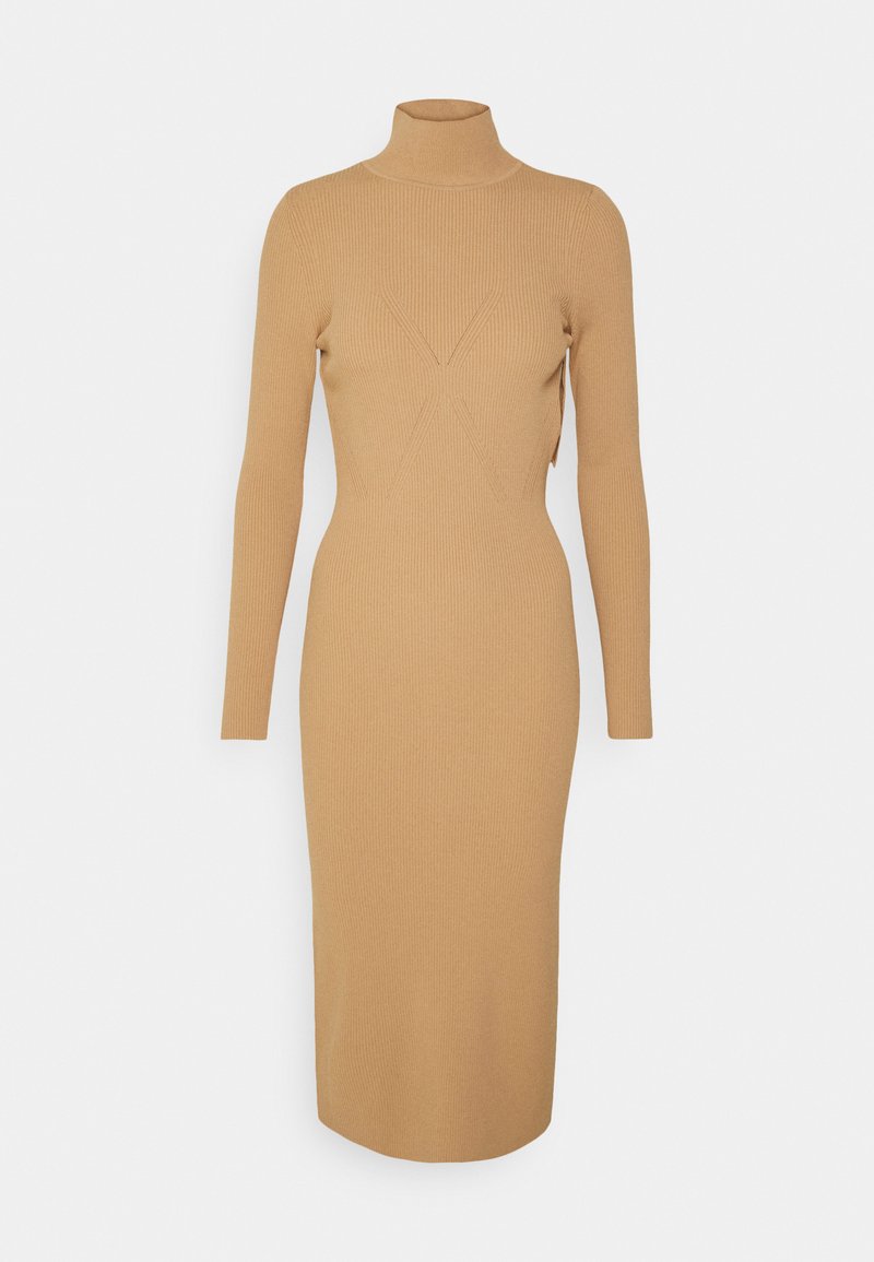 Milly Gebreide jurk lichtbruin Milly Gebreide jurk lichtbruin