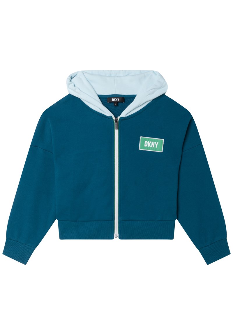 DKNY Sweater met rits blauw