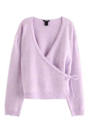 Lindex Neuletakki - light lilac