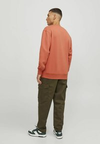 Jack & Jones JORVESTERBRO CREW NECK - Ikdienas džemperis - ginger