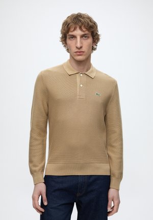 Lacoste, T-shirt à manches longues - Brown
