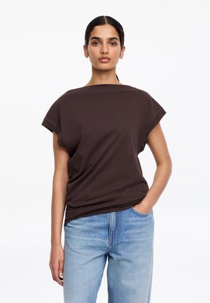 ARKET, ARKET TWISTED TOP - T-shirt basique - brown