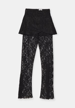 A.W.A.K.E. MODE BASQUE TROUSERS - Pantalones - black