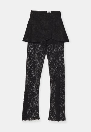 BASQUE TROUSERS - Pantalones - black