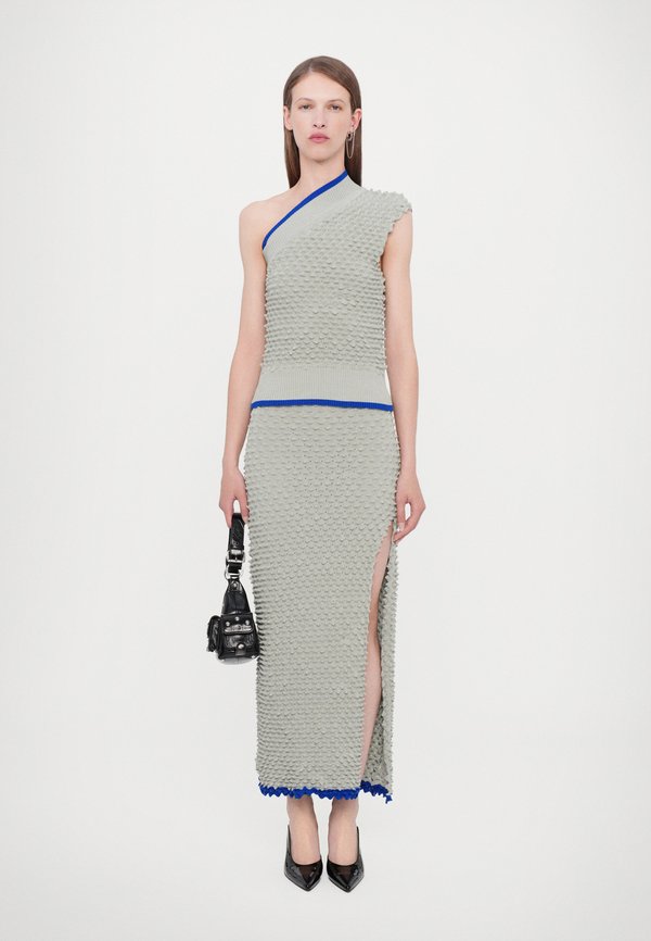 MINI SPIKES SLIT SKIRT - Maxi skirt3