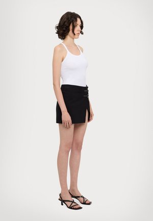 GONNE - Mini suknja - black