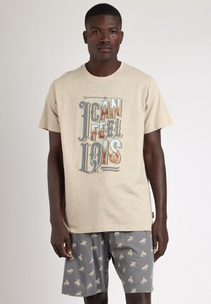 MANGA CORTA GENERALS SET - Conjunto de pijama - camel