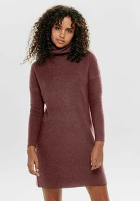 ONLY ONLJANA DRESS - Gebreide jurk - roasted russet