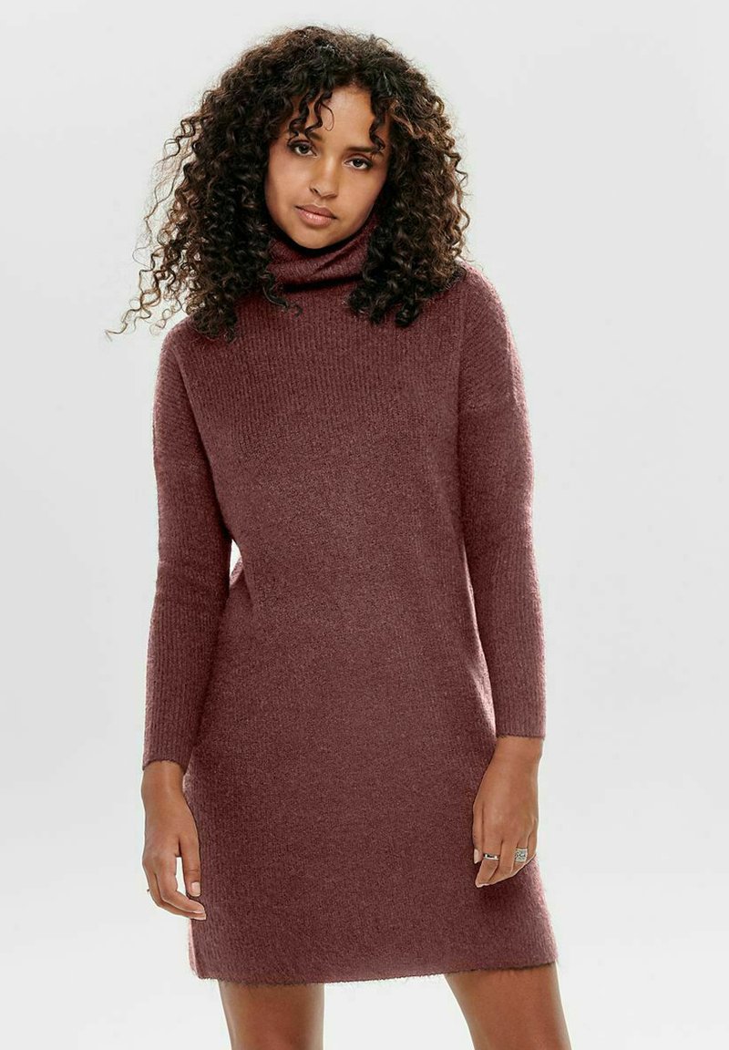 ONLY ONLJANA DRESS - Gebreide jurk - roasted russet