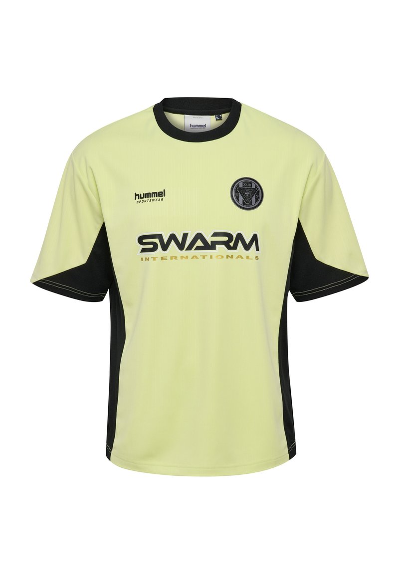 Hummel T-shirt print groen