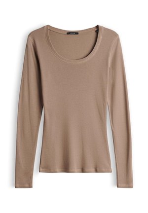 OPUS, OPUS LANGARMSHIRT SORANA - Longsleeve - light mocca