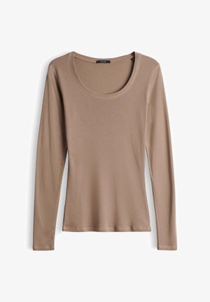 OPUS, OPUS LANGARMSHIRT SORANA - Longsleeve - light mocca