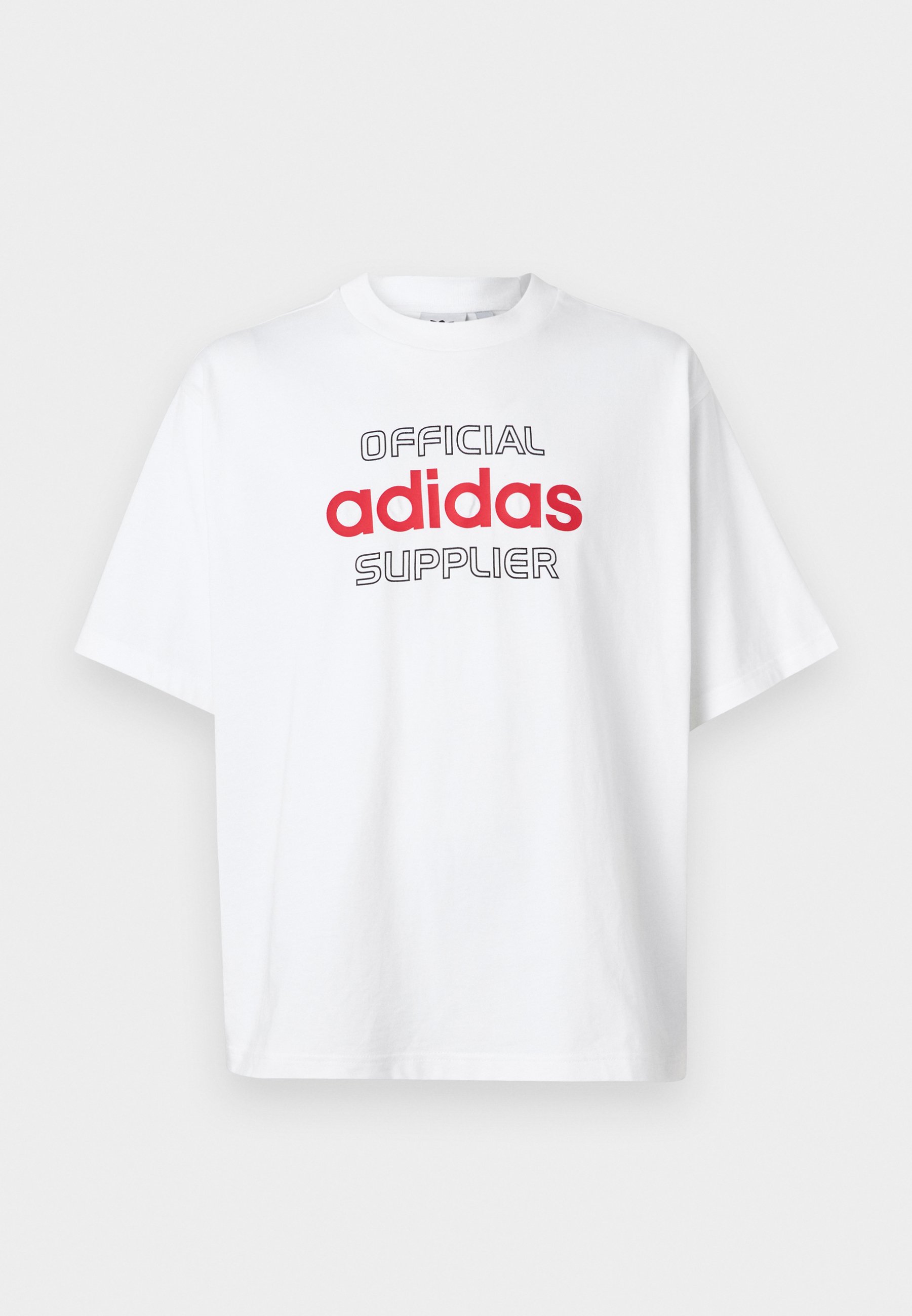 adidas Originals TYPOGRAPHY TEE UNISEX - Print T-shirt - white