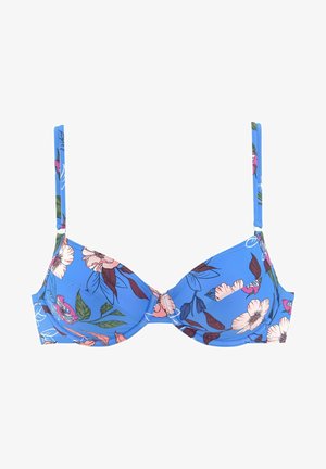 s.Oliver Bikini-Top - blau bedruckt