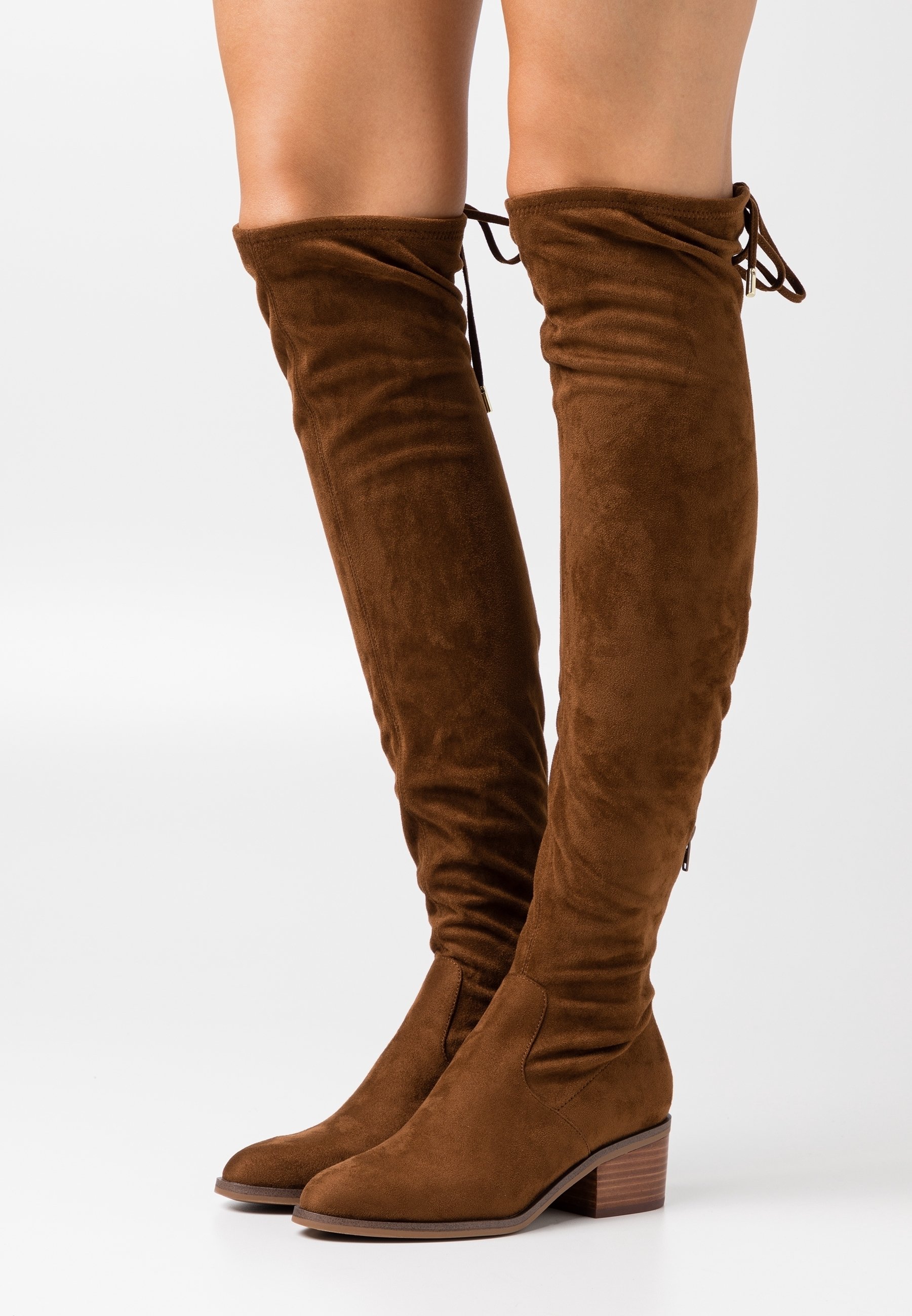 Suede Steve Madden Over The Knee Boots Brown Steve Madden Over-the