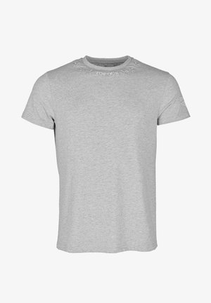 TOP GUN, Print T-shirt - grey melange