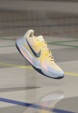 Nike Performance, ZOOM HYPERSPEED COURT 2 UNISEX - Обувки за волейбол - coconut milk/diffused blue/hydrgen blue